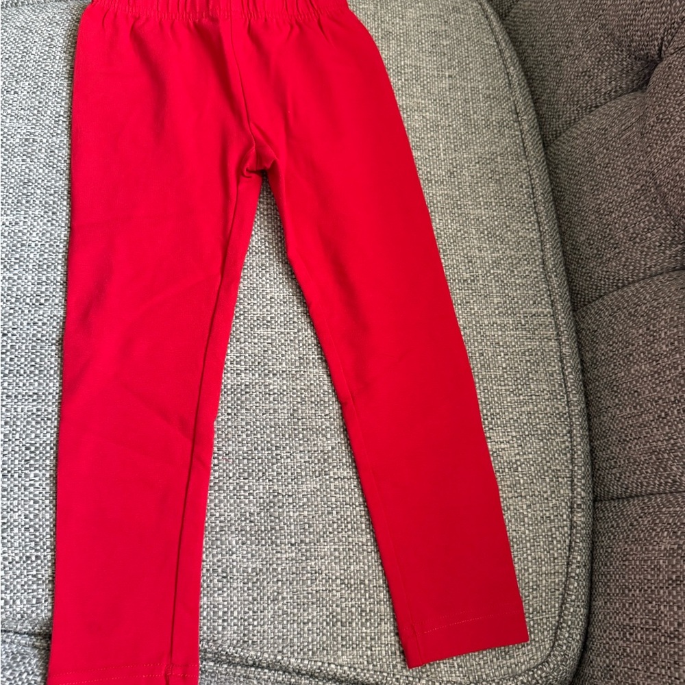 Hanna Andersson Kids Red Leggings